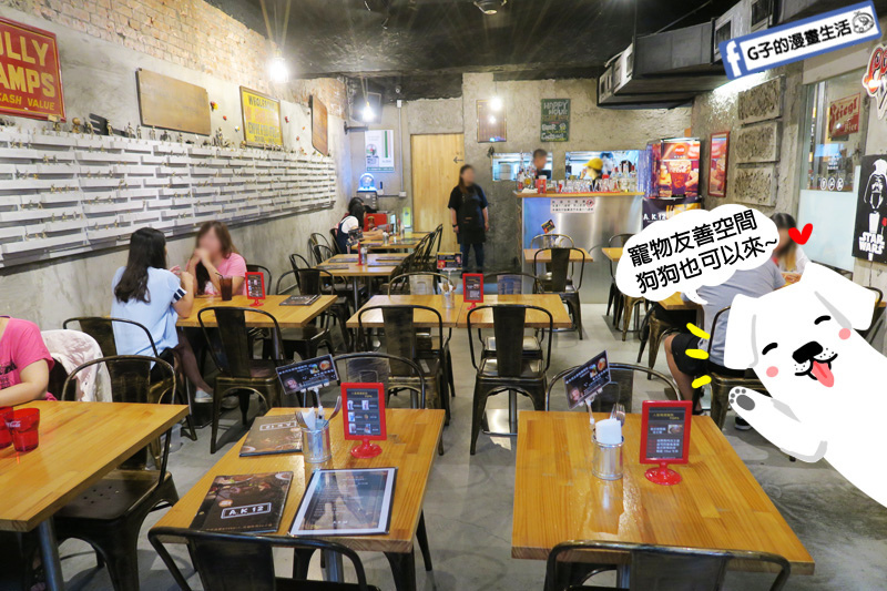 西門町.A.K.12 美式小館.佬墨的日出.美式漢堡.寵物友善餐廳