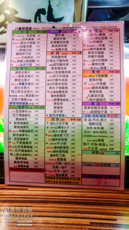 八番居酒屋【桃園美食】|桃園市桃園區巷弄深夜居酒屋；日本人也喜歡來的深夜食堂；水晶造訪多次的口袋私房名單。