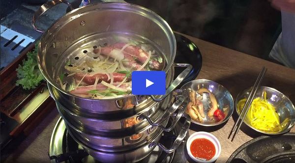 韓老大 韓式燒肉 한으뜸：▌台北 • 韓老大 ▌薇拉小公主追試營運店• 不飛韓國也能吃到首爾奉天海鮮九層塔的台灣版 + 澳洲M9壺漬牛肋肉 +燈泡咕嚕咕嚕飲料