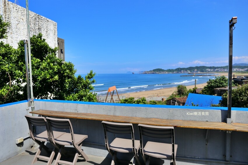 靠北過日子Quiet B. Days|新北金山景觀餐廳,擁抱中角灣無敵海景