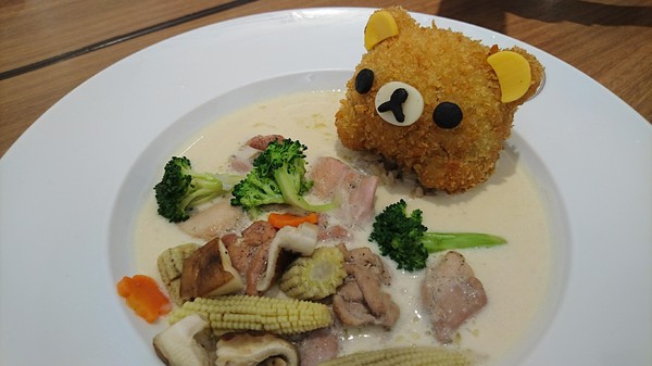 Rilakkuma Café 拉拉熊咖啡廳(台中店)：台中新光三越~Rilakkuma Cafe 拉拉熊咖啡廳~古錐的拉拉熊餐點捨不得吃下肚啦~超萌主題餐廳~