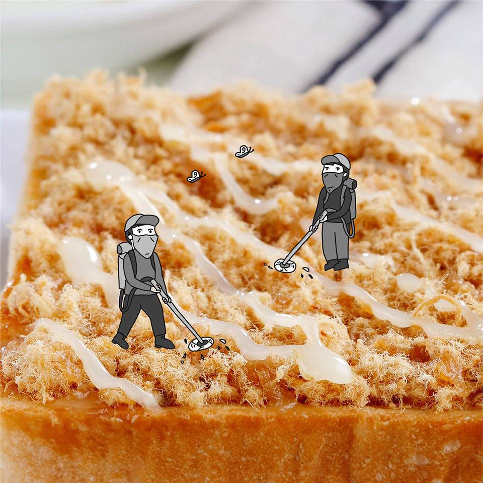 The Floss Thick Toast Garden is always in great condition all thanks to the Floss-Cutters.-取自新加坡土司工坊粉絲團