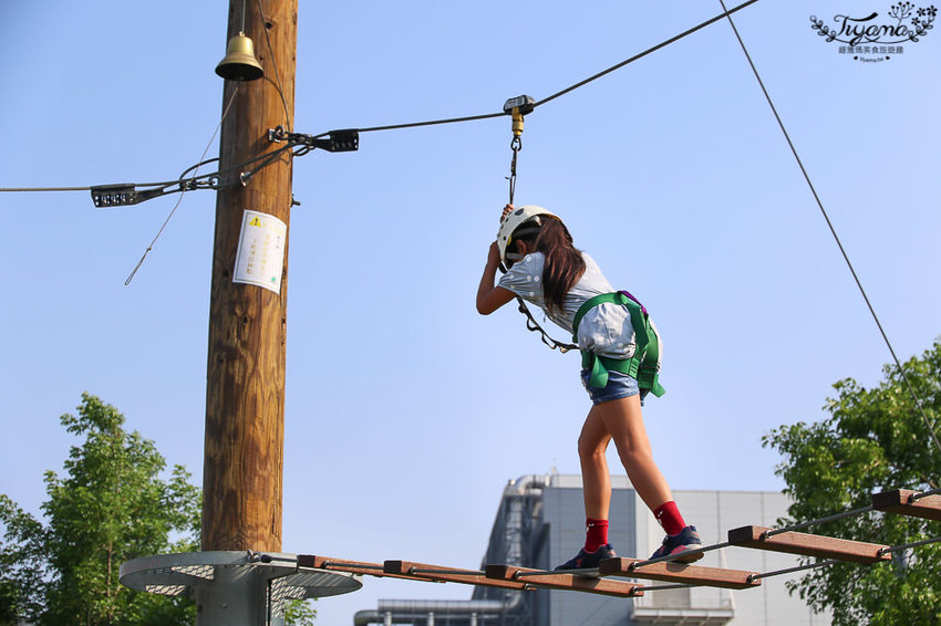 台南親子景點，樹谷農場好好玩！！雲端歷險繩索挑戰小朋友的勇氣與體力 - 緹雅瑪 美食旅遊趣