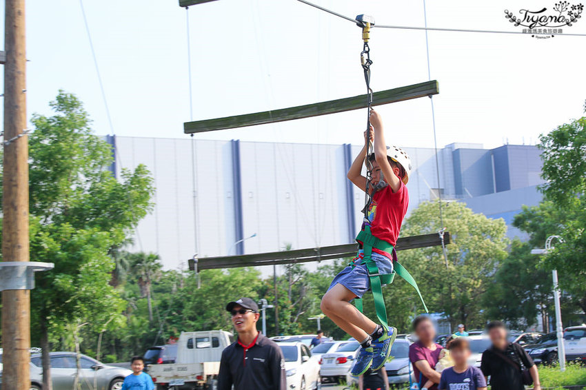 台南親子景點，樹谷農場好好玩！！雲端歷險繩索挑戰小朋友的勇氣與體力 - 緹雅瑪 美食旅遊趣
