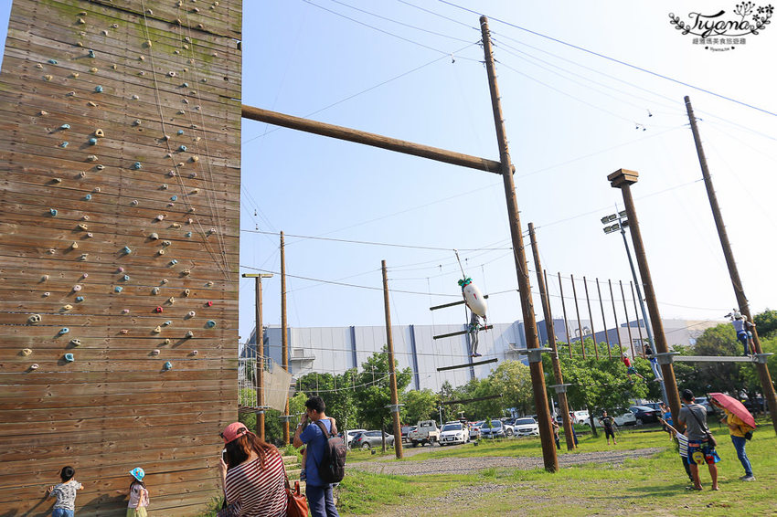 台南親子景點，樹谷農場好好玩！！雲端歷險繩索挑戰小朋友的勇氣與體力 - 緹雅瑪 美食旅遊趣