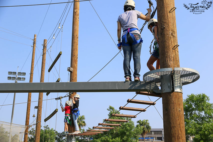 台南親子景點，樹谷農場好好玩！！雲端歷險繩索挑戰小朋友的勇氣與體力 - 緹雅瑪 美食旅遊趣