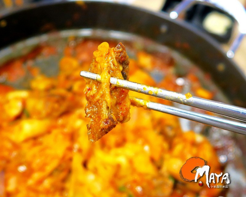 【新店｜捷運大評林站】OMAYA春川炒雞~超牽絲的春川炒雞搭牛排~超彭派可愛的棉花糖泡泡飲~♥