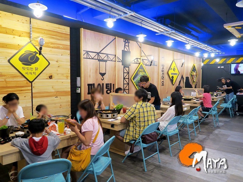 【新店｜捷運大評林站】OMAYA春川炒雞~超牽絲的春川炒雞搭牛排~超彭派可愛的棉花糖泡泡飲~♥