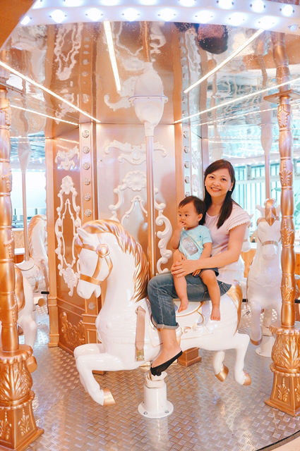 【台北內湖區】Money Jump親食親子餐廳。夢幻的旋轉木馬、紅點文旅溜滑梯、球池、五星級主廚餐點