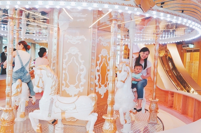 【台北內湖區】Money Jump親食親子餐廳。夢幻的旋轉木馬、紅點文旅溜滑梯、球池、五星級主廚餐點