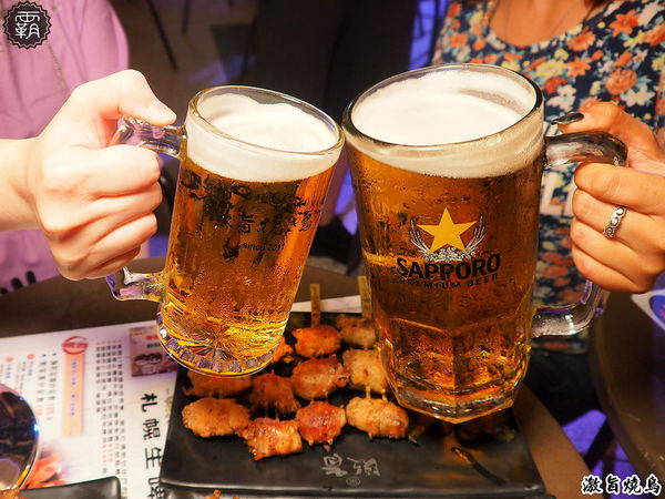 激旨燒鳥二店： 激旨燒鳥逢甲超夯串燒，多了燒肉丼飯，還有整柱SAPPORO可以點~