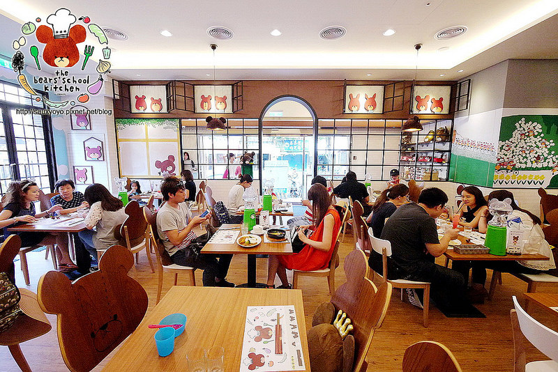 【台北】小熊學校快樂廚房 「The Bears School Kitchen」~ 來自日本的可愛繪本小熊進駐民生社區、小熊造型餐點吸睛可愛 / 民生社區 / 捷運南京三民站
