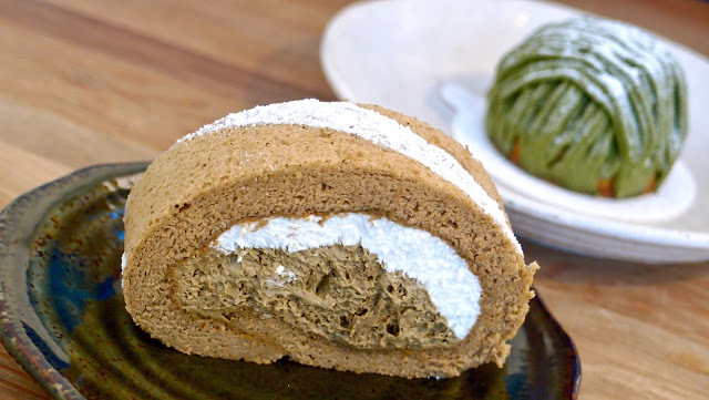 台北 木白咖啡 甜點蛋糕 六丁目咖啡 焙茶蛋糕捲 抹茶蒙布朗 青青 捷運行天宮 美食推薦 下午茶 約會