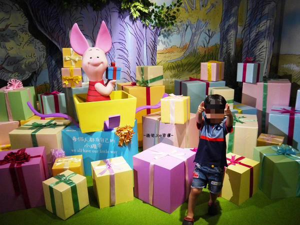 小熊維尼展，小孩兒也喜愛。