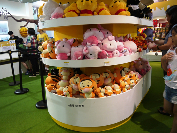 小熊維尼展，小孩兒也喜愛。