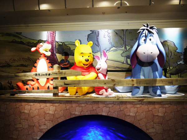 小熊維尼展，小孩兒也喜愛。