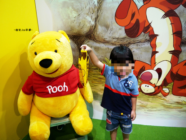 小熊維尼展，小孩兒也喜愛。