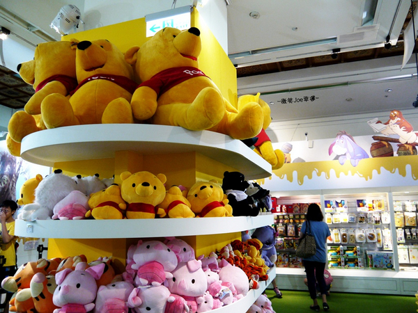 小熊維尼展，小孩兒也喜愛。