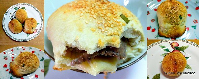 (華陰街美食)「福元胡椒餅」(Pepper fried cake booth), Taipei, Taiwan, SJKen, Feb 27, 2022.