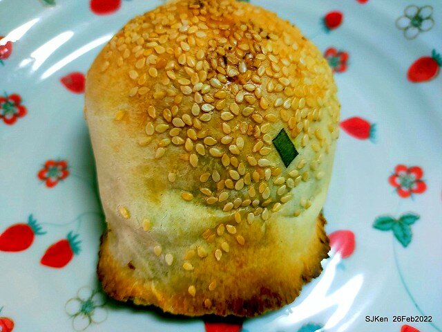 (華陰街美食)「福元胡椒餅」(Pepper fried cake booth), Taipei, Taiwan, SJKen, Feb 27, 2022.