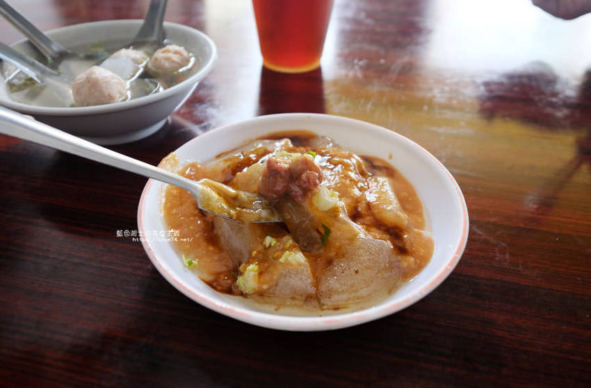 台中后里│后里國中肉圓-六十年老店.紅糟肉的肉圓和麵線喔~ - 藍色起士的美食主義
