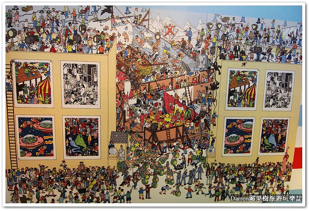 『台北華山1914創意文化園區尋找威利展』2016威利在哪裡特展-尋找快樂●繪本場景變成威利巨型驚奇魔法書登場 一起來找威利!?