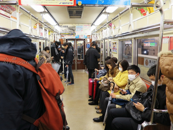 來去坐地鐵~ 福岡空港橘線夜間疾行記