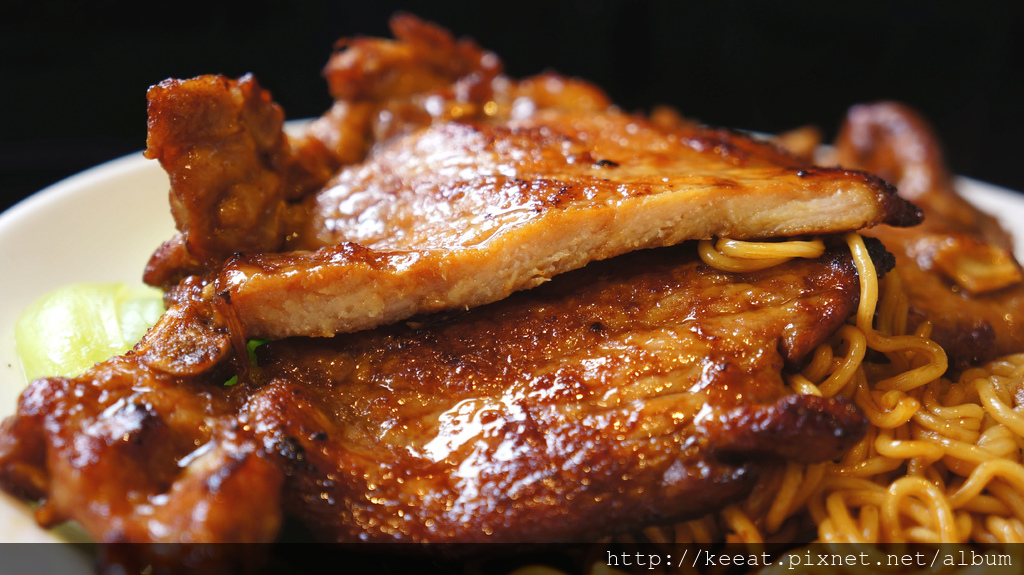 XO醬豬排撈公仔麵