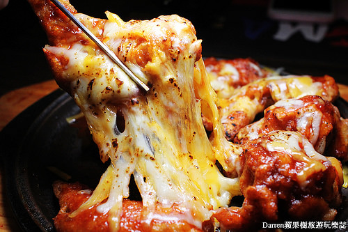 『桃園中壢』AgMA起司惡魔韓國春川炒雞鍋★起司肋排韓式炸雞邪惡牽絲/中壢SOGO商圈美食
