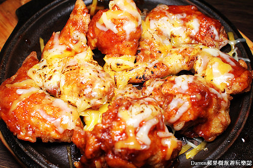 『桃園中壢』AgMA起司惡魔韓國春川炒雞鍋★起司肋排韓式炸雞邪惡牽絲/中壢SOGO商圈美食