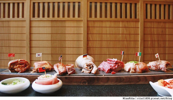 昭日堂燒肉：《食記》台中南屯區‧「昭日堂燒肉 Shou Nichi Dou Yakiniku」，獨特的八國聯軍燒肉各種口味各種肉類一次滿足！【食尚玩家推薦】