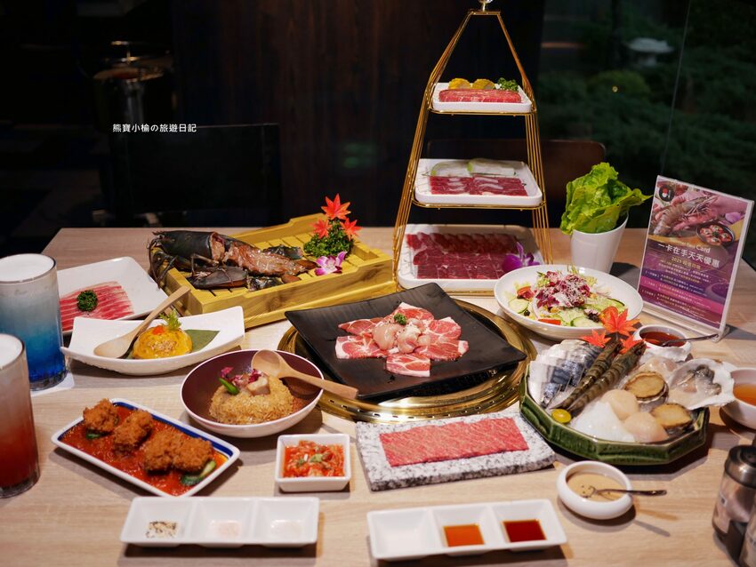 【台中南屯區美食】紅巢燒肉工房公益旗艦店,超平價雙人牛豚燒肉套餐,平日限定1180元!還可加購日本A5和牛、波士頓活龍蝦,生日壽星來店慶生送蛋糕!內文附詳細菜單價位介紹。 @熊寶小榆の旅遊日記