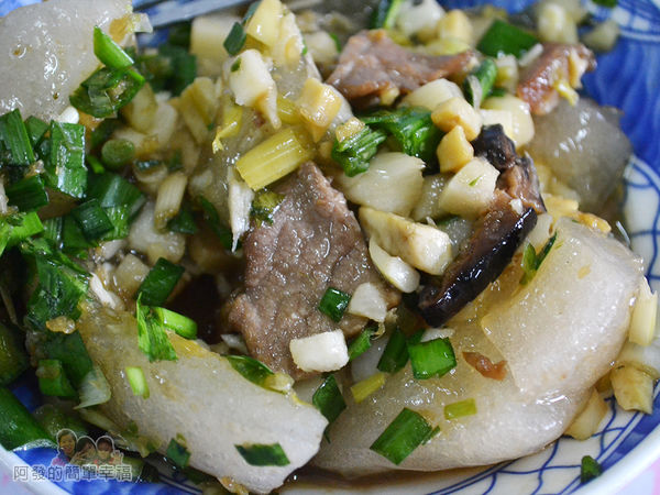 湯家大肉圓18-大肉圓餡料特寫