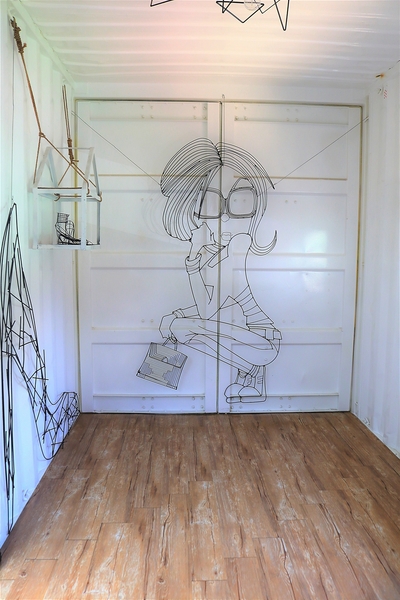 B12文創特區:【彰化員林景點】B12文創特區~工業風的藝術裝置主題,3D立體動物彩繪,鐵皮屋結合複合式餐飲