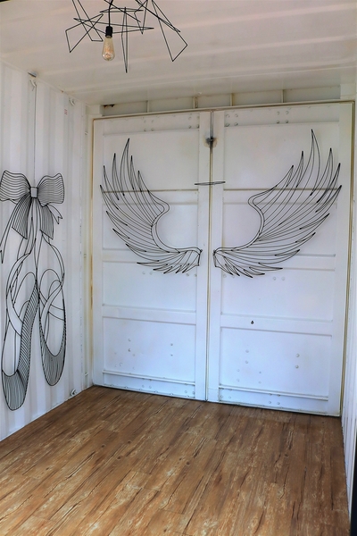 B12文創特區:【彰化員林景點】B12文創特區~工業風的藝術裝置主題,3D立體動物彩繪,鐵皮屋結合複合式餐飲