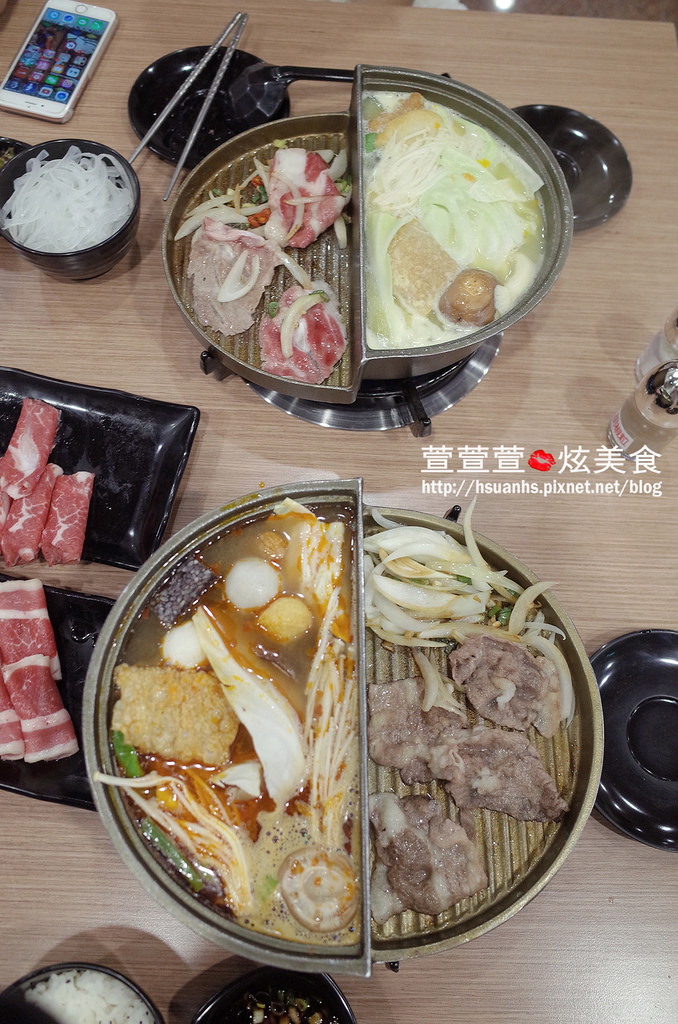 【桃園】半個鍋(桃園八德忠勇店)。年初新開幕 一個人也可以火烤兩吃雙享受! 燒烤、火鍋、 壽喜燒、 清煎 想怎麼玩就怎麼玩