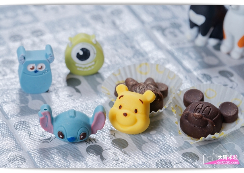 2019情人節巧克力推薦!台南 華侖婷娜巧克力,濃郁苦甜生巧克力禮盒x超萌迪士尼卡通人物造型巧克力,台南巧克力推薦,宅配巧克力推薦, - 大胃米粒 DAVID & MILLY