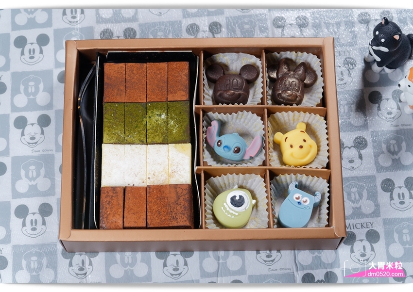 2019情人節巧克力推薦!台南 華侖婷娜巧克力,濃郁苦甜生巧克力禮盒x超萌迪士尼卡通人物造型巧克力,台南巧克力推薦,宅配巧克力推薦, - 大胃米粒 DAVID & MILLY