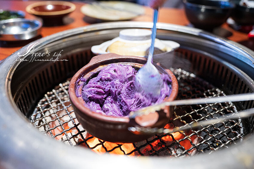 蘆洲好吃日韓燒肉就是它！滿滿大蒜和鹽蔥捲入肉片爆好吃，起司地瓜、起司芋頭拜託一定要吃 @Irene's 食旅．時旅