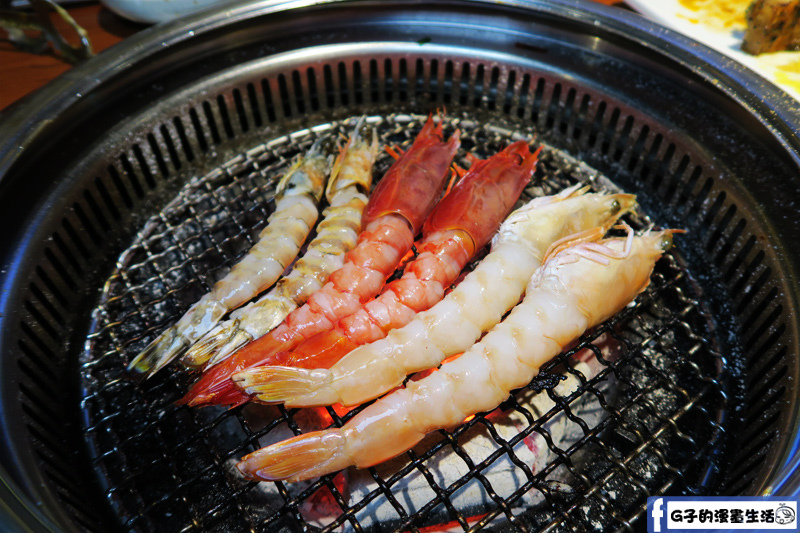 甘釜京 韓日燒肉料理專門店 金多蝦組合 葡萄蝦.國王蝦.斑節蝦