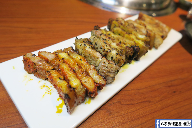 甘釜京 韓日燒肉料理專門店 溫體五色五花肉