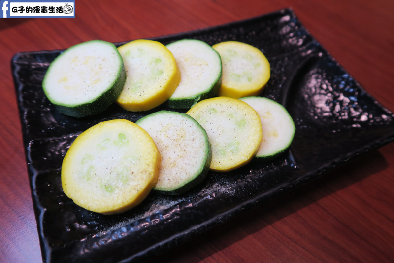 甘釜京 韓日燒肉料理專門店 烤櫛瓜