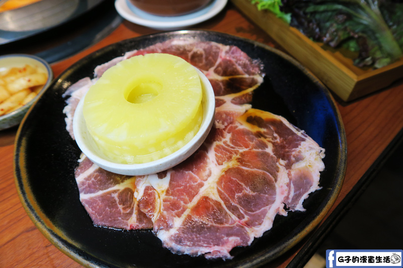甘釜京 韓日燒肉料理專門店 黑糖鳳梨豬梅花