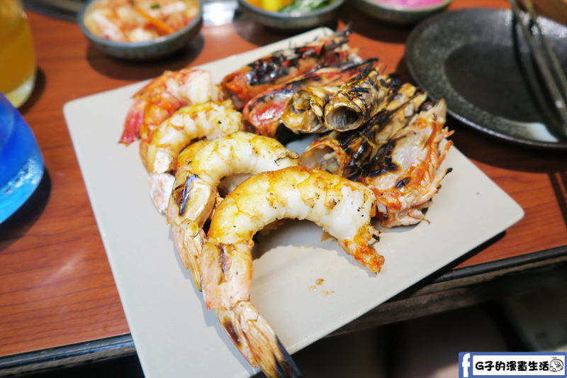 甘釜京 韓日燒肉料理專門店 金多蝦組合 葡萄蝦.國王蝦.斑節蝦