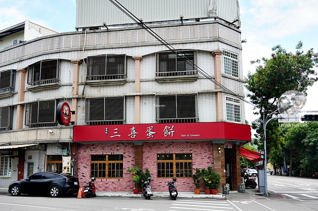 台中早餐推薦!三喜蛋餅古早味蛋餅餅皮Q軟,南天宮樂成宮周邊美食。