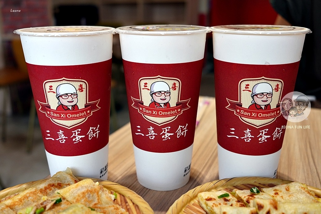 台中早餐推薦!三喜蛋餅古早味蛋餅餅皮Q軟,南天宮樂成宮周邊美食。