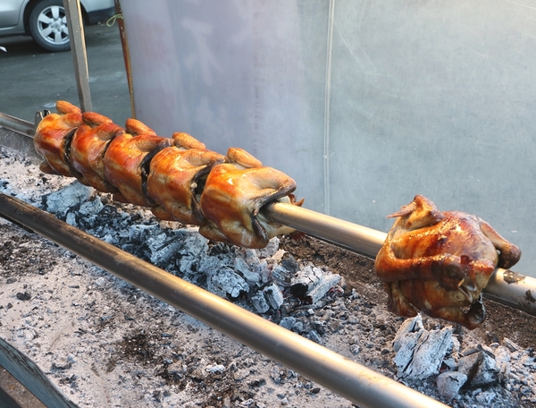 屏東 佳冬。林俊逸的鋼管雞，烤雞專家 x 路經墾丁必吃美食
