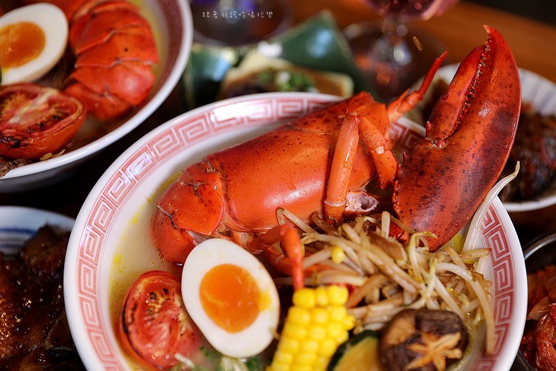 桃園中壢必吃隱藏美食織田信長拉麵現撈波士頓龍蝦拉麵338