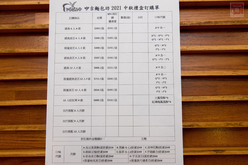 【臺南美食】巷弄內在地人才知道地的中秋禮盒｜巧克力流沙月餅｜抹茶白玉抹茶控超愛｜傳統烏豆蛋黃酥口味｜現在買享優惠~~咿吉麵包坊中秋禮盒 - 南人幫