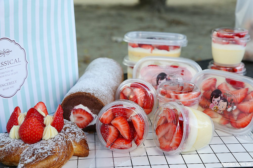 台南甜點麵包｜咿吉麵包坊~草莓控暴動啦!!冬季限定草莓系列蛋糕甜點麵包一次get!台南好市多周邊美食 - 台南好Food遊